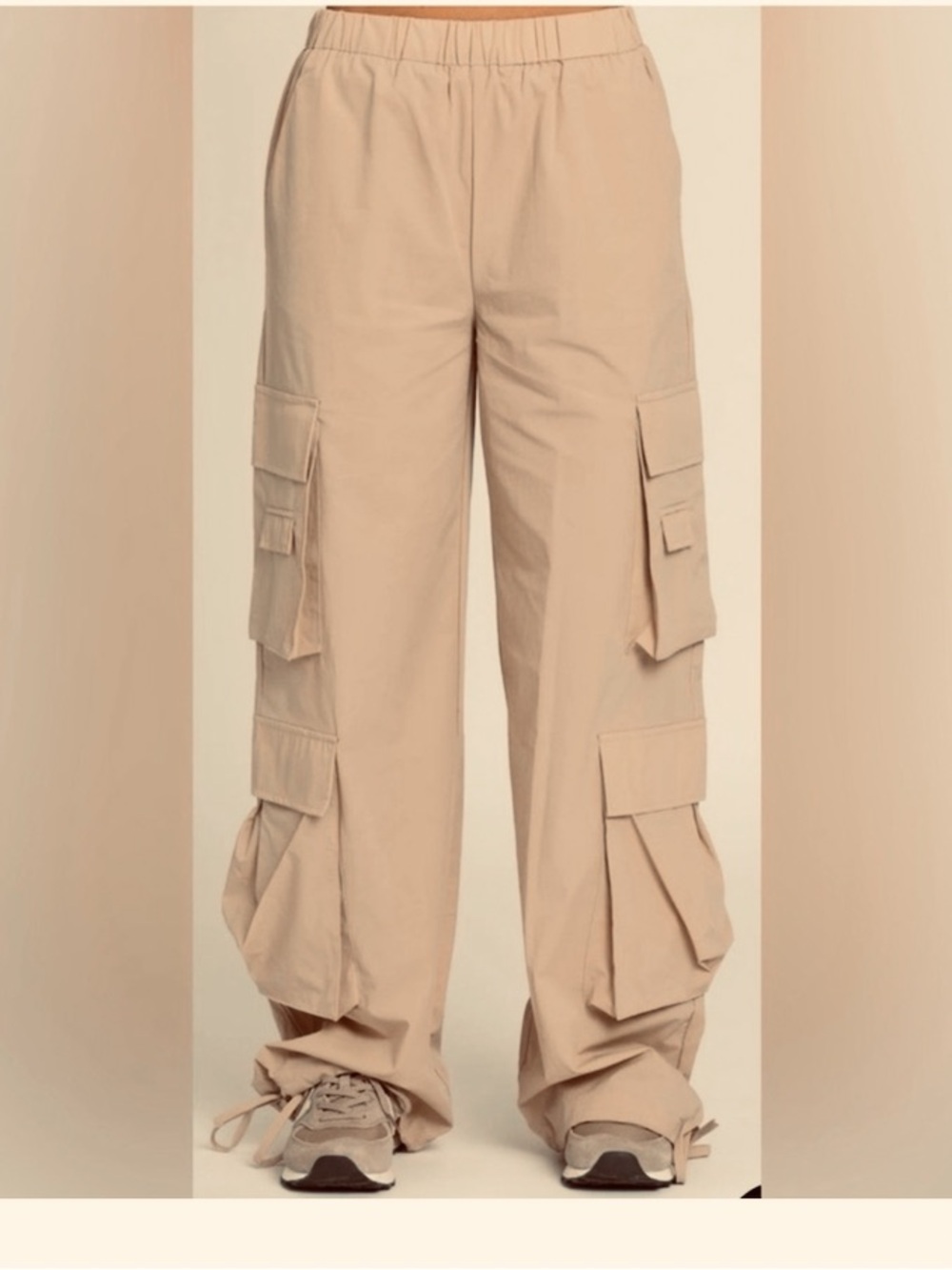 Gold Hinge Women's Tan Cargo Pants